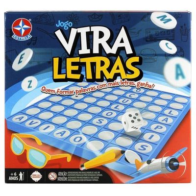 Jogo De Tabuleiro Vira Letras Estrela