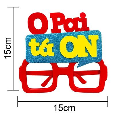 Óculos De Carnaval Sem Lentes - O Pai Tá On