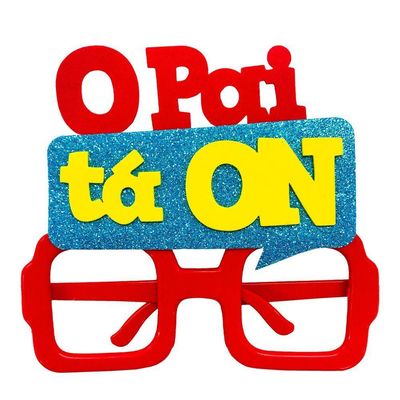 Óculos De Carnaval Sem Lentes - O Pai Tá On
