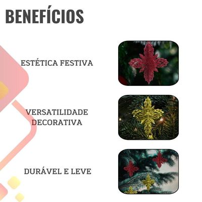 Enfeite Para Pendurar Floco De Neve - 10cm