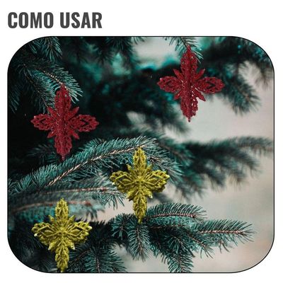Enfeite Para Pendurar Floco De Neve - 10cm