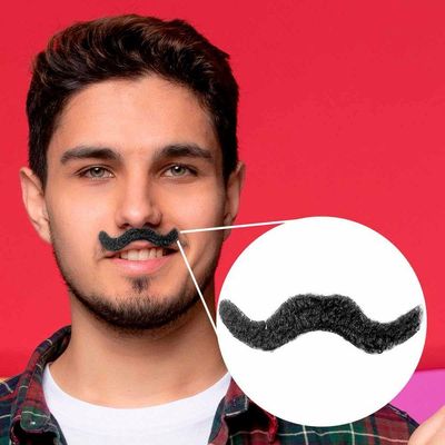 Bigode Adesivo De Festa Junina - 6 Unidades