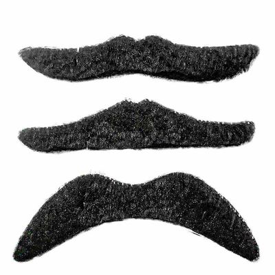 Bigode Adesivo De Festa Junina - 6 Unidades