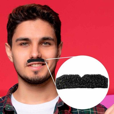 Bigode Adesivo De Festa Junina - 6 Unidades