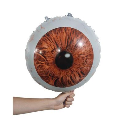 Balão Metalizado Halloween - Olho Laranja - 18 Polegadas