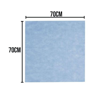 Toalha De Mesa Liso Azul Claro Tnt 70cm X 70cm - 10 Unidades