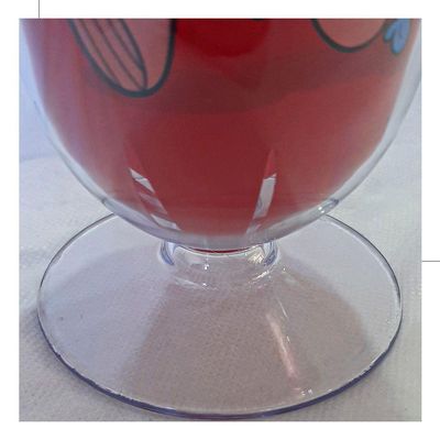 Taça Com Canudo Turma Da Mônica Mônica Com Sansão - 600ml