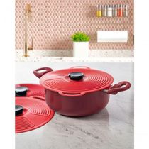 Tampa De Silicone Para Panela Vermelha 23cm 4908 - Lyor