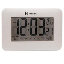 Relógio De Parede Mesa Despertador Digital Touch 2983 Branco - Branco