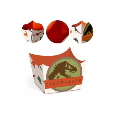 Forminha Para Doces Dinossauros - 24 Unidades