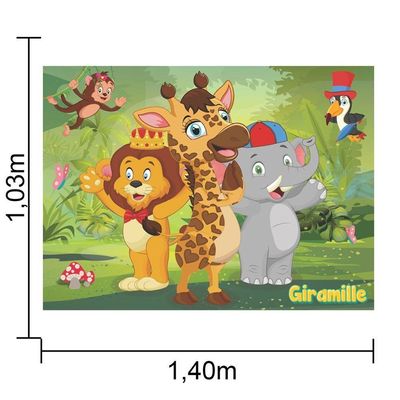 Tnt Estampado Giramille - Painel