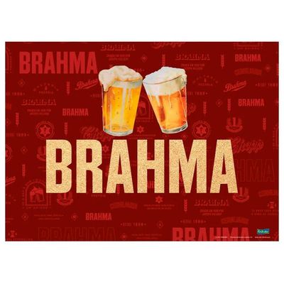 Tnt Estampado Brahma Vermelho - Painel