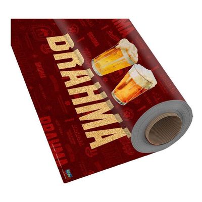 Tnt Estampado Brahma Vermelho - Painel