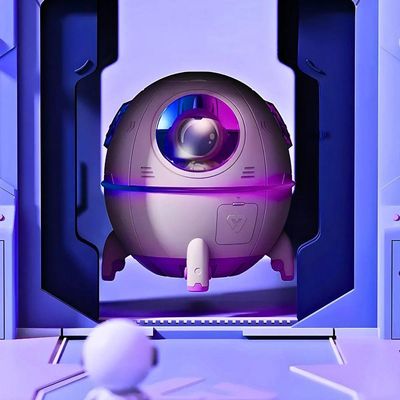 Umidificador Espacial Com Astronauta