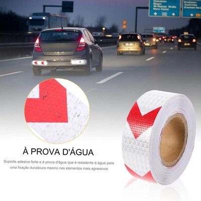 Faixa Refletiva Sinalizaçao Seta Segurança 25 Metros Flexivel Estrada Caminhao