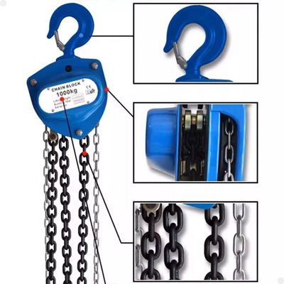 Talha Manual 1 Tonelada 1000 Kg Corrente 5 Metros