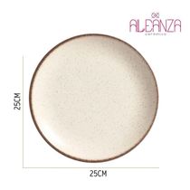 Prato Fundo Coup Vanilla Plus Cerâmica 25cm Alleanza