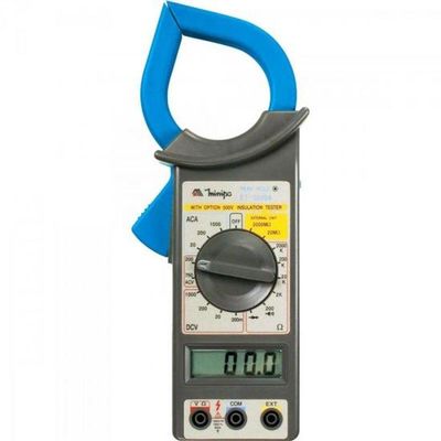 Alicate Amperímetro Digital Et-3200a Azul/cinza Minipa