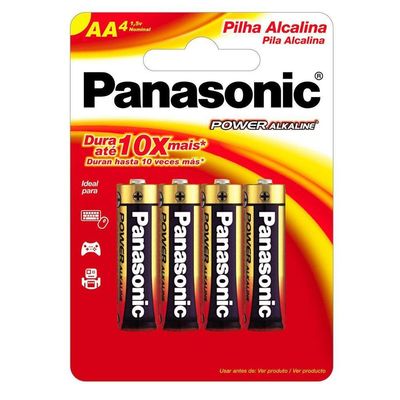 Pilha Alcalina Aa Com 4 Lr6xab-4b192