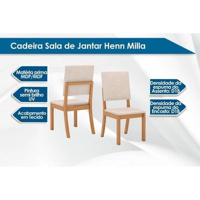 Cadeira Sala De Jantar Kit 4 Un Nature-veludo Light Marrom Amêndoa