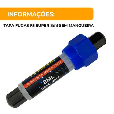 Tapa Fugas F5 Super 8ml Sem Mangueira