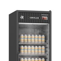 Visa Cooler Cervejeiro Porta De Vidro -7,5 A 2ºc 570l Vcce570pvpb 220v - Refrimate 220v