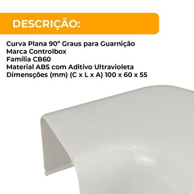 Curva Plana 90 Graus Cb60