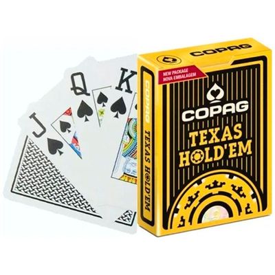 Baralho 100% Plástico Texas Holdem - Copag