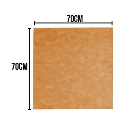 Toalha De Mesa Liso Laranja Tnt 70cm X 70cm - 10 Unidades