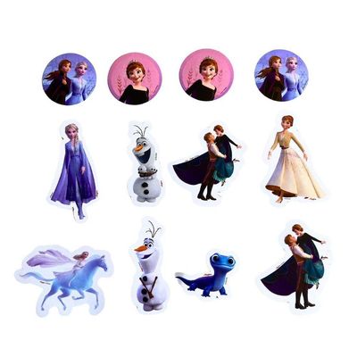 Mini Personagem Disney Frozen - 12 Unidades.