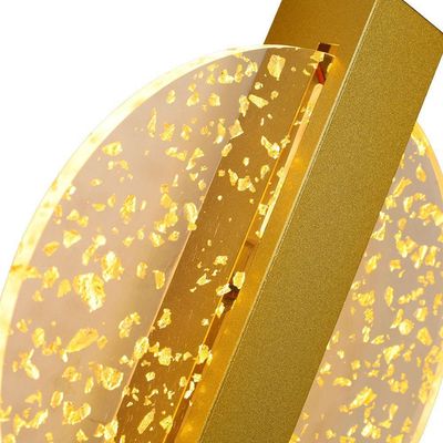 Arandela Skylight Cross 3113 Led Bivolt Dourado - Transparente