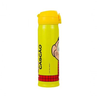Garrafa Térmica Amarela Cascão 400ml - Turma Da Mônica