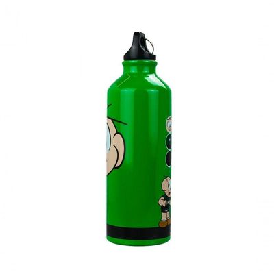 Garrafa Alumínio Verde Cebolinha 500ml - Turma Da Mônica