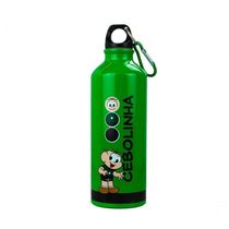 Garrafa Alumínio Verde Cebolinha 500ml - Turma Da Mônica