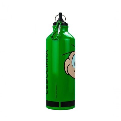 Garrafa Alumínio Verde Cebolinha 500ml - Turma Da Mônica