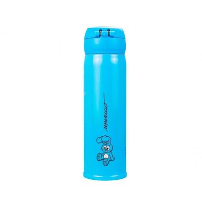 Garrafa Térmica Rosa Sansão 400ml - Turma Da Mônica