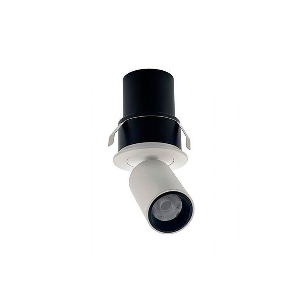 Spot De Embutir Retrátil Nordecor Mali Led Alto Irc 90 5w Bivolt Branco 3000k Luz Amarela 6546