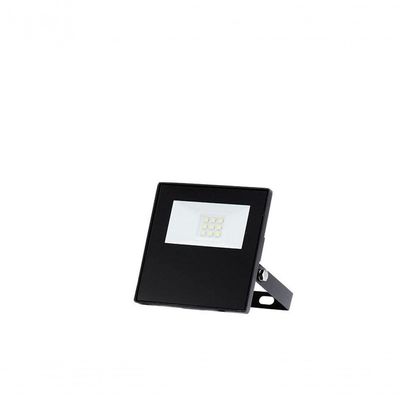 Refletor Tr Led 10w Slim 6500k Preto Preto - 10w