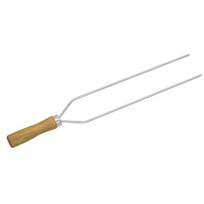 Kit 10 Mini Espeto Duplo Churrasco 39 Cm Espetinho Matrinox