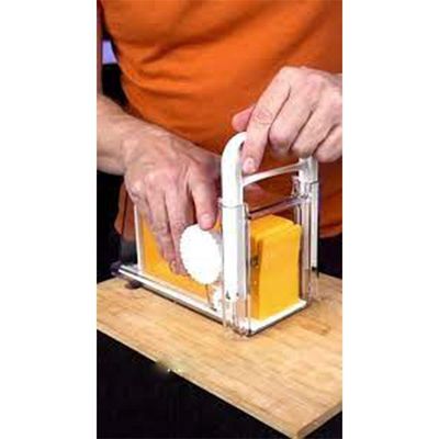 Cortador Ralador De Queijo Presunto 4 Em 1 Manual Fatiador Lamina Inox Porte Hermetico Armazenamento
