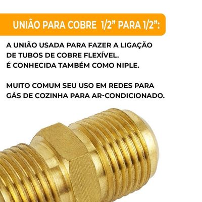 União Para Tubo Cobre 1-2? X 1-2 1 Unidade