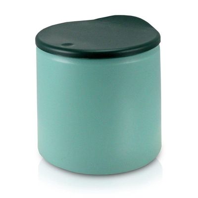 Lixeira De Pia - Mesa- Escritorio De 4l - Linha Loft Turquesa