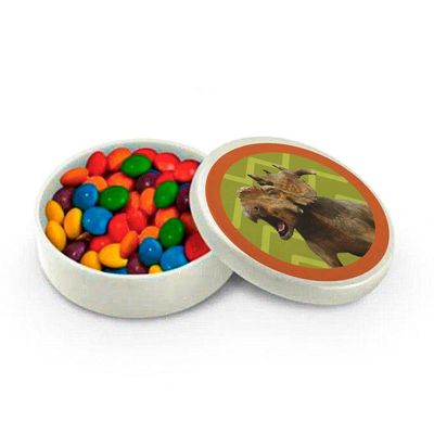 Adesivo Redondo Para Lembrancinha Dinossauros - 16 Unidades