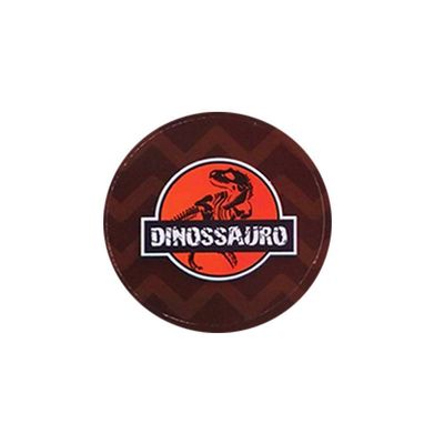 Adesivo Redondo Para Lembrancinha Dinossauros - 16 Unidades