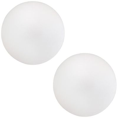 Kit 02 Assentos Redondo Branco 25 Cm