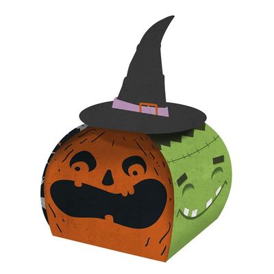 Caixa Para Doces Halloween - 8 Unidades