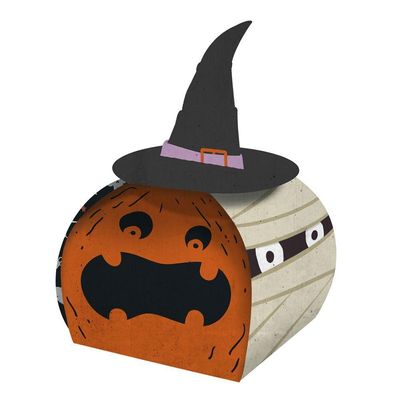 Caixa Para Doces Halloween - 8 Unidades