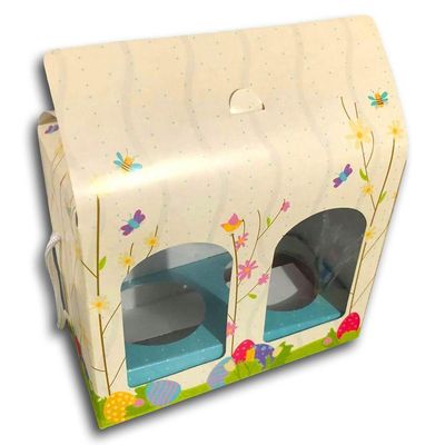 Embalagem Para Ovo De Páscoa Lancheira - 2 Ovos 150g