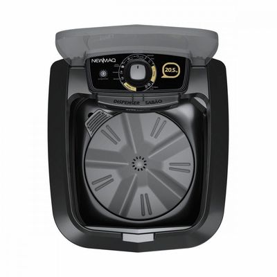 Tanquinho Lavadora De Roupas 20,5 Kg Black Newmaq Preto 220V