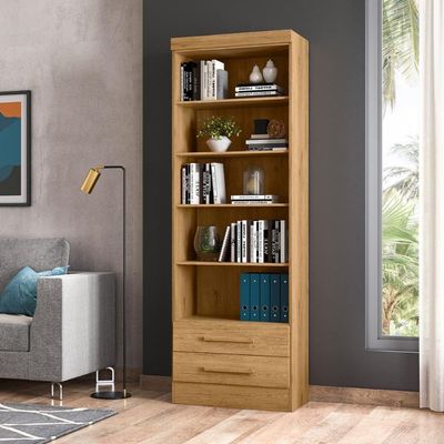 Estante Decorativa 5 Prateleiras Galinhos Freijó